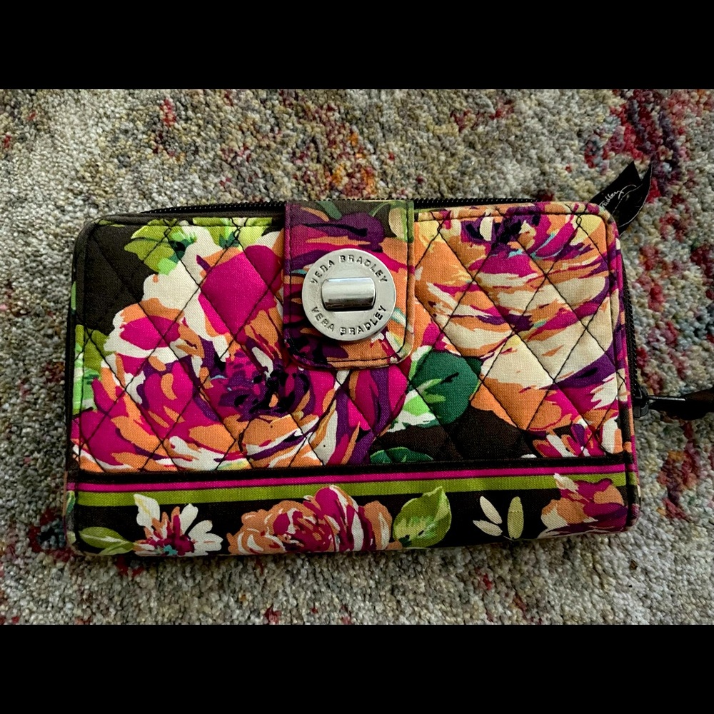 Vera Bradley pink floral wallet